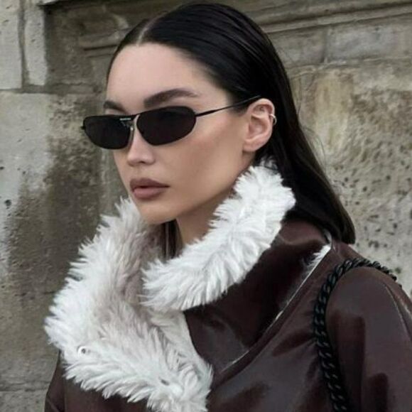 Balenciaga Accessories - NEW Balenciaga BB0245S 001 Grey Geometric Unisex Sunglasses BB 0245S